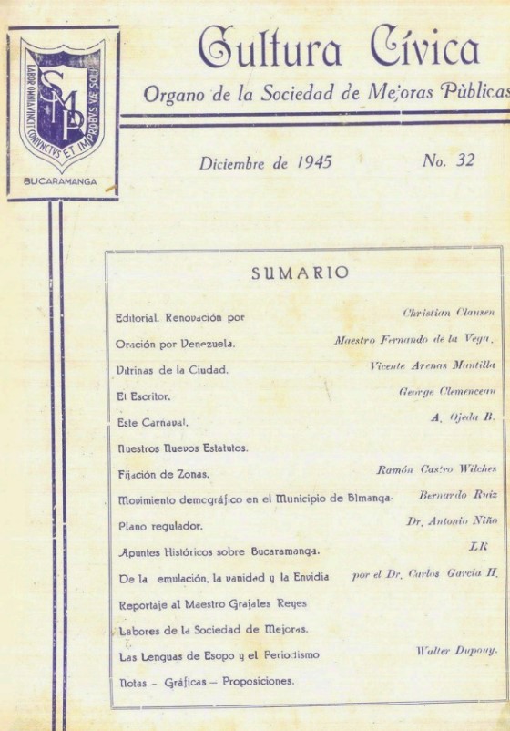 Revista Cultura Cívica No. 32