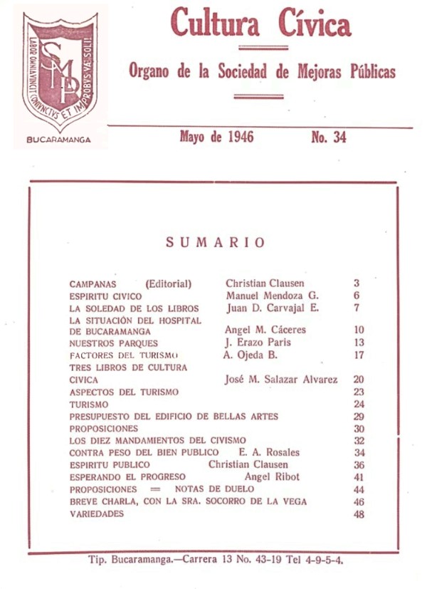 Revista Cultura Cívica No. 34