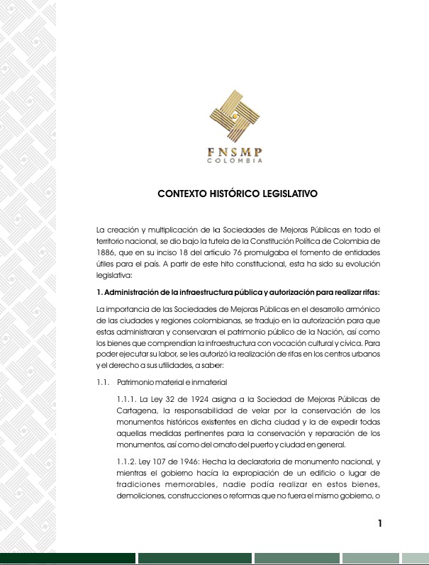 Contexto histórico legislativo